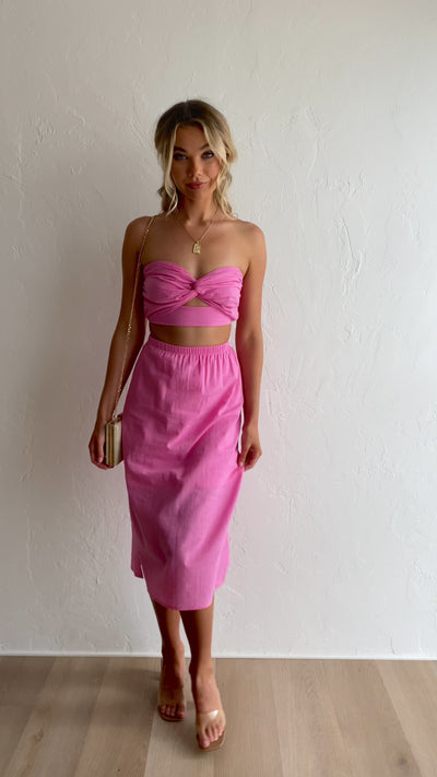 Penelope Top and Skirt Set - Pink - Buy ...